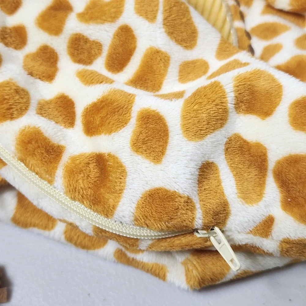 Baby Aspen My‎ Little Giraffe Snuggle Sack 0-6 Months Bottom Zipper Hat Animals